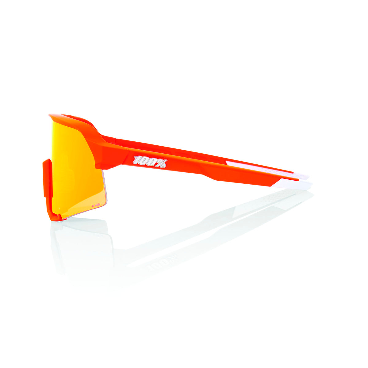 S3 - Soft Tact Neon Orange - HiPER Red Multilayer Mirror Lens